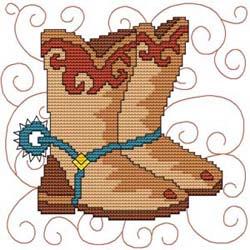 Curly Boots - Cross Stitch Wonders