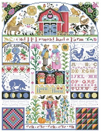 Old McDonald's Farm Sampler - Kooler Design Studio