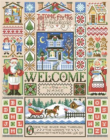 Home For The Holidays Sampler - Kooler Design Studio