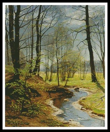 A Stream In The Woods - Artecy Cross Stitch