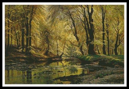 Reflections In A Stream - Artecy Cross Stitch