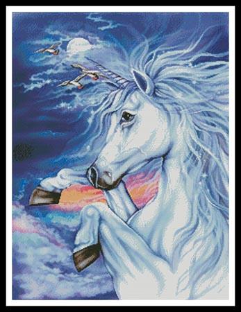 Unicorn In The Moonlight - Artecy Cross Stitch