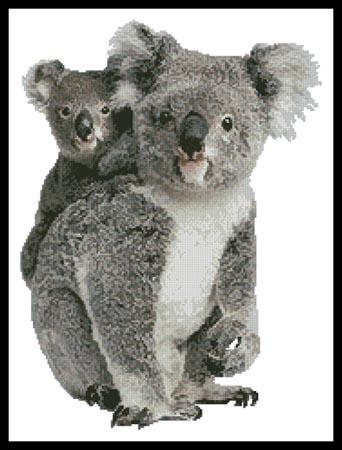 Koala And Joey - Artecy Cross Stitch