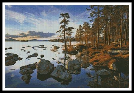 Lake Sunrise - Artecy Cross Stitch