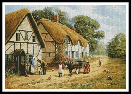 Delivering The Milk - Artecy Cross Stitch