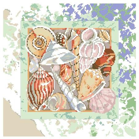 Seashell Pillow - Kooler Design Studio