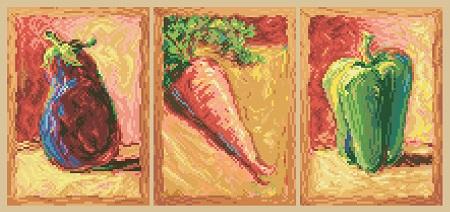 Vegetable Trio - Kooler Design Studio