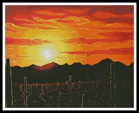 Arizona Sunset - Artecy Cross Stitch