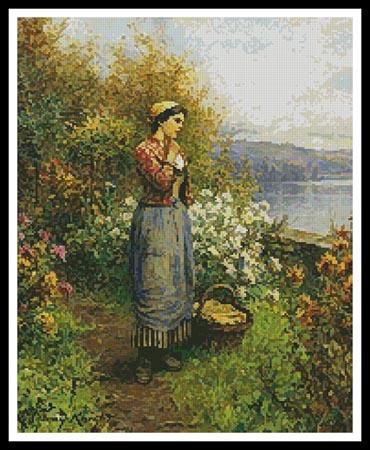 Julia On The Terrace - Artecy Cross Stitch