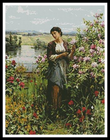 Julia Among The Roses - Artecy Cross Stitch
