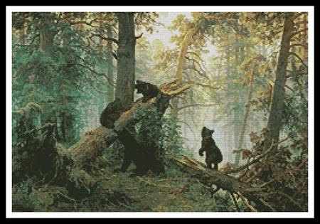 Morning In A Pine Forest - Artecy Cross Stitch