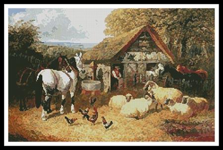Farmyard Scene - Artecy Cross Stitch