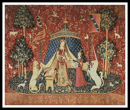 To My Only Desire (The Lady And The Unicorn) - Artecy Cross Stitch