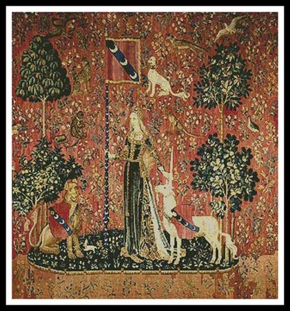 Touch (Lady And The Unicorn) - Artecy Cross Stitch
