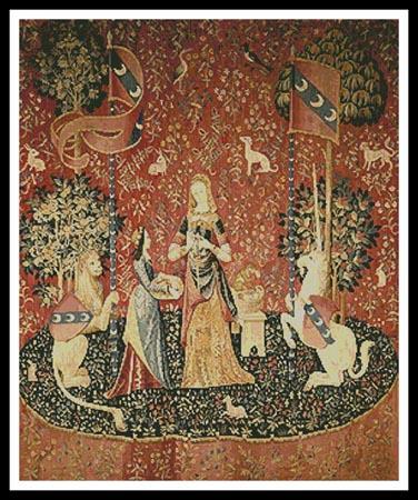 Smell (Lady And The Unicorn) - Artecy Cross Stitch