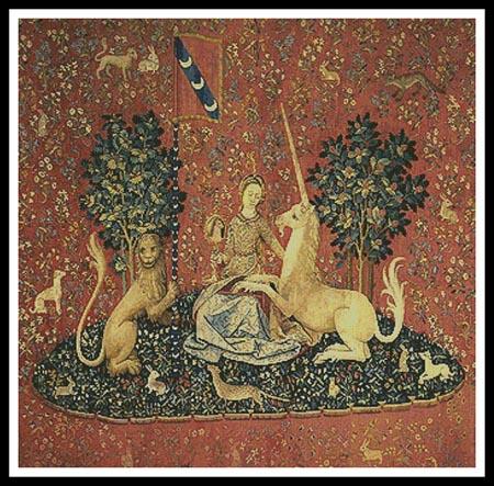 Sight (Lady And The Unicorn) - Artecy Cross Stitch