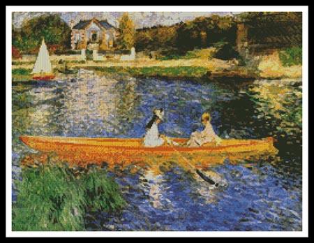 The Seine At Asnieres - Artecy Cross Stitch