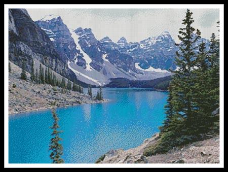 Moraine Lake Photo 2 - Artecy Cross Stitch
