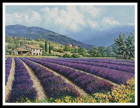 Fields Of Lavender - Artecy Cross Stitch