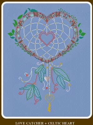 Love Catcher-Celtic Heart - Alessandra Adelaide Needleworks