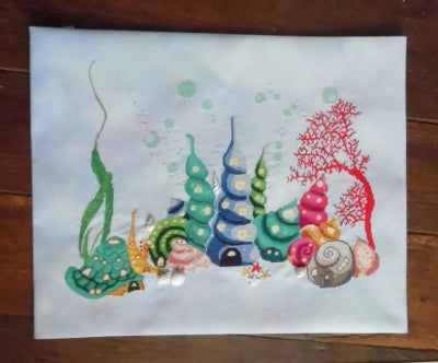 Secret Village In The Sea - Alessandra Adelaide Needleworks