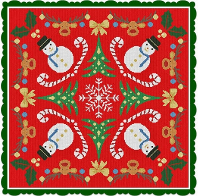 Riunione di Natale (Christmas Meeting) - Alessandra Adelaide Needleworks