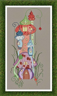 Tower of Mushrooms Village - Alessandra Adelaide Needleworks