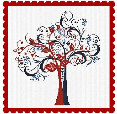 Alberi Dell Incontro (Trees Of The Meeting) - Alessandra Adelaide Needleworks