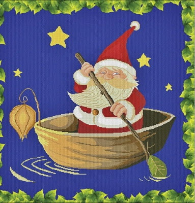 Santa Claus Boat - Alessandra Adelaide Needleworks