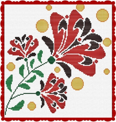 Crazy Flower #1 - Alessandra Adelaide Needleworks