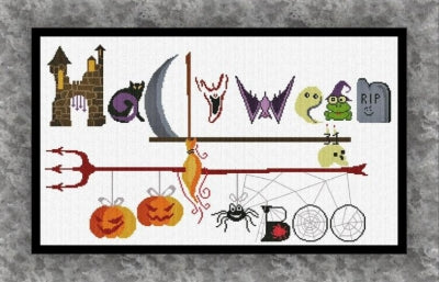 Halloween Sign - Alessandra Adelaide Needleworks