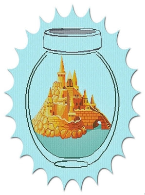 Castle In A Jar - Alessandra Adelaide Needleworks