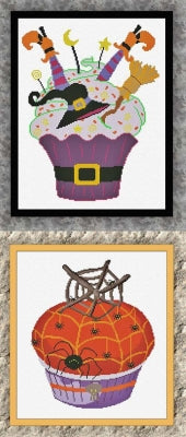 Halloween Cupcakes 5 & 6 - Alessandra Adelaide Needleworks