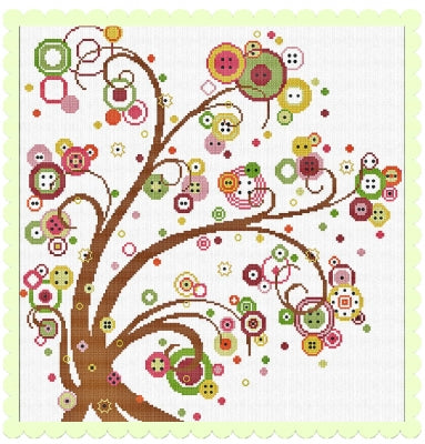 Albero Dei Bottoni (Button tree) - Alessandra Adelaide Needleworks