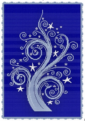 Albero Delle Stelle (Tree Of Stars) - Alessandra Adelaide Needleworks