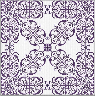 Purple Sampler - Alessandra Adelaide Needleworks