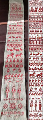 Christmas Band Sampler - Alessandra Adelaide Needleworks