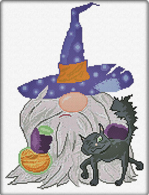 Gnomo Stregone (Witcher Gnome) - Alessandra Adelaide Needleworks