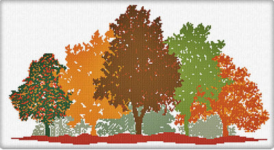 Foresta D'Autunno (Autumn Forest) - Alessandra Adelaide Needleworks