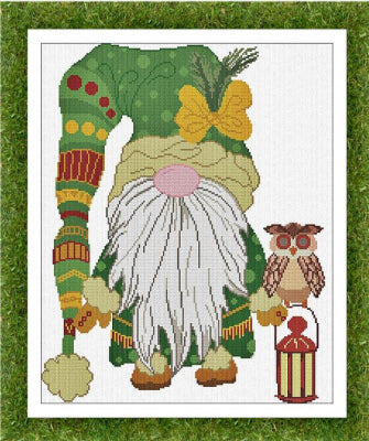 Gnome And Owl - Alessandra Adelaide Needleworks