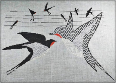 Protect Swallows - Alessandra Adelaide Needleworks