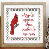 Angels Are Near: Cardinal In Remembrance Series - Anabella's