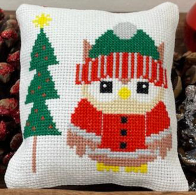 Ollie The Owl: Christmas Edition Simple Stitch Pillowpals - Anabella's