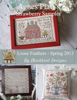 Agnes Platt's Strawberry Sampler: Loose Feathers #5 - Blackbird Designs