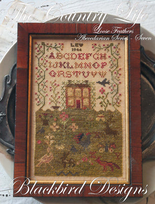 The Country Life: Loose Feathers Abecedarian Series #7  - Blackbird Designs