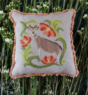 The Tudor Goat - Blue Flower