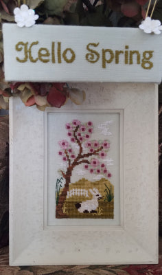 Cherry Blossoms And The Hare - By The Bay Needleart