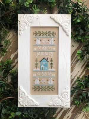 January Sampler - Country Cottage Needleworks