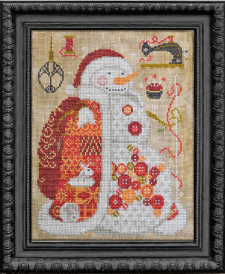 The Needleworker: The Snowman Collector Series - Cottage Garden Samplings