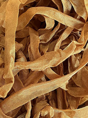 Organic Honey Crinkle Ribbon - Dames of the Needle